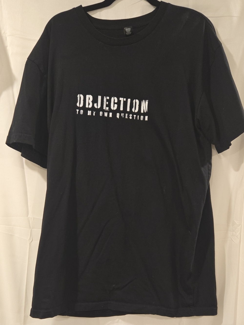 AS Colour Staple T-Shirt 'Objection To My Own Question' Graphic Tee